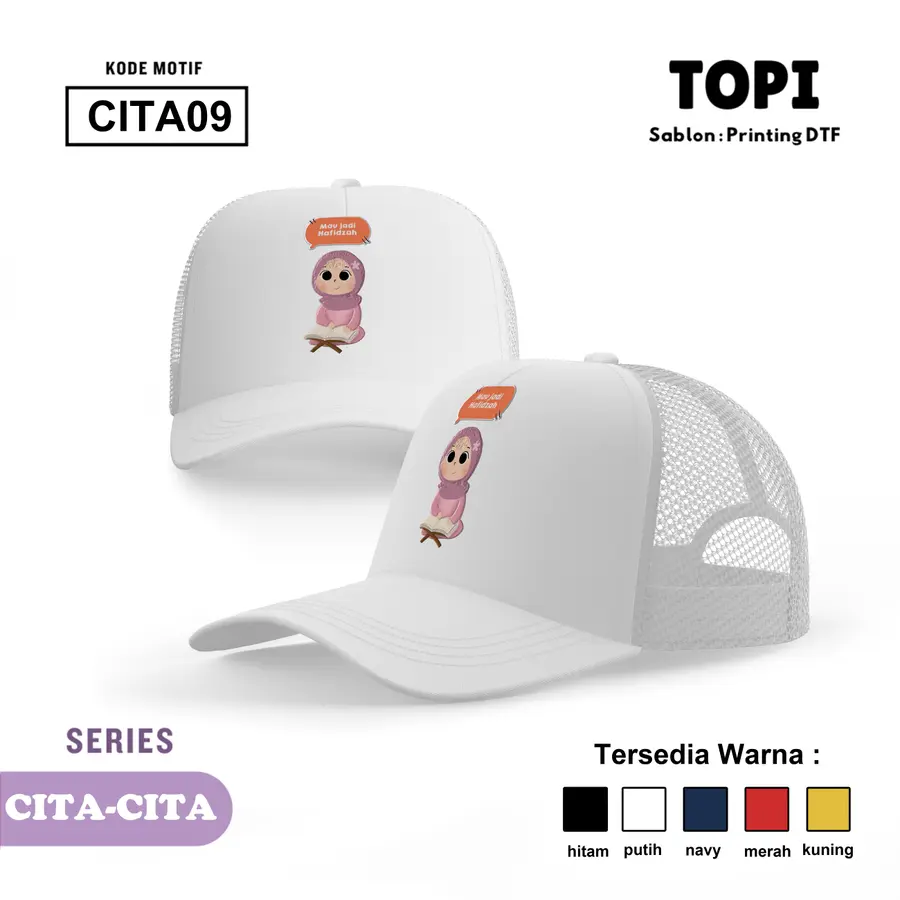 CITA09 - Topi [Varian: Hitam]