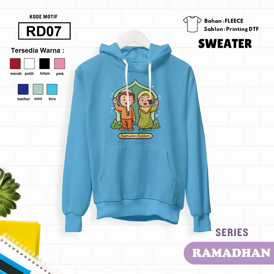 RD07 - Sweater Kids Fleece Panjang [Varian: L (5-6 y) / Banhur]