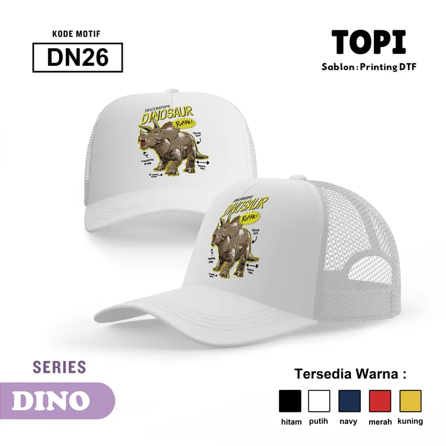 DN26 - Topi [Varian: Hitam]