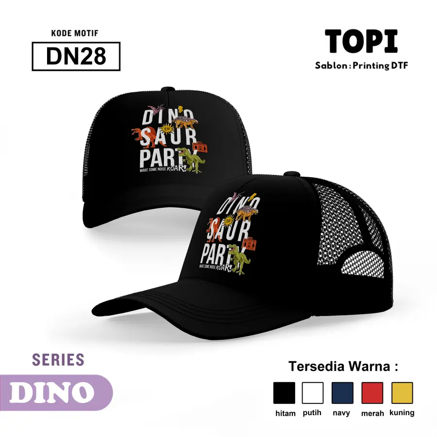 DN28 - Topi [Varian: Hitam]