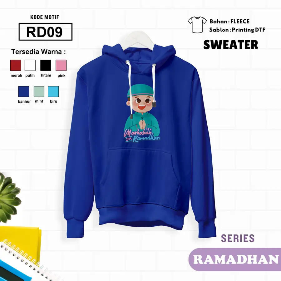 RD09 - Sweater Kids Fleece Panjang [Varian: L (5-6 y) / Banhur]