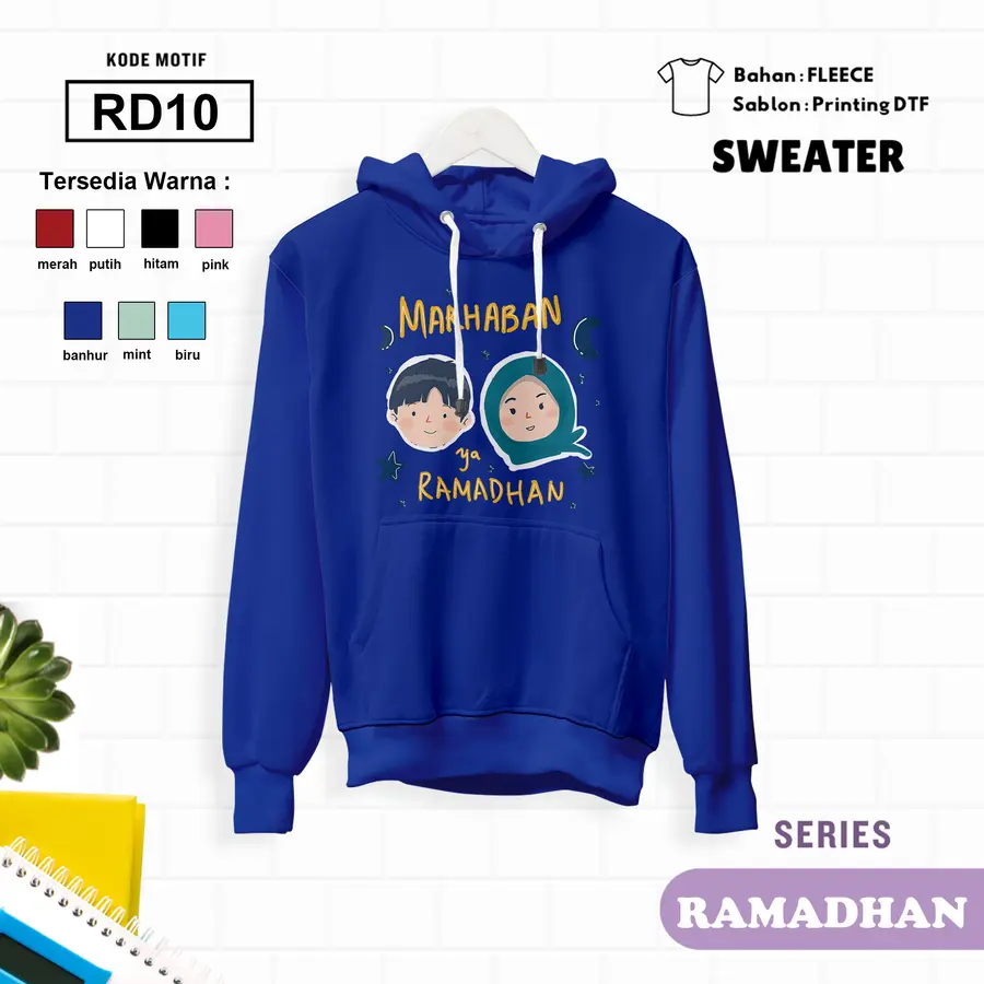 RD10 - Sweater Kids Fleece Panjang [Varian: L (5-6 y) / Banhur]