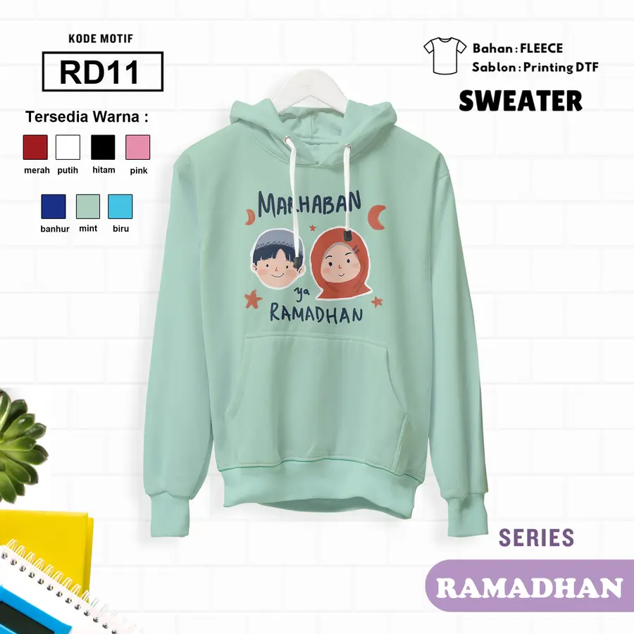 RD11 - Sweater Kids Fleece Panjang [Varian: L (5-6 y) / Banhur]
