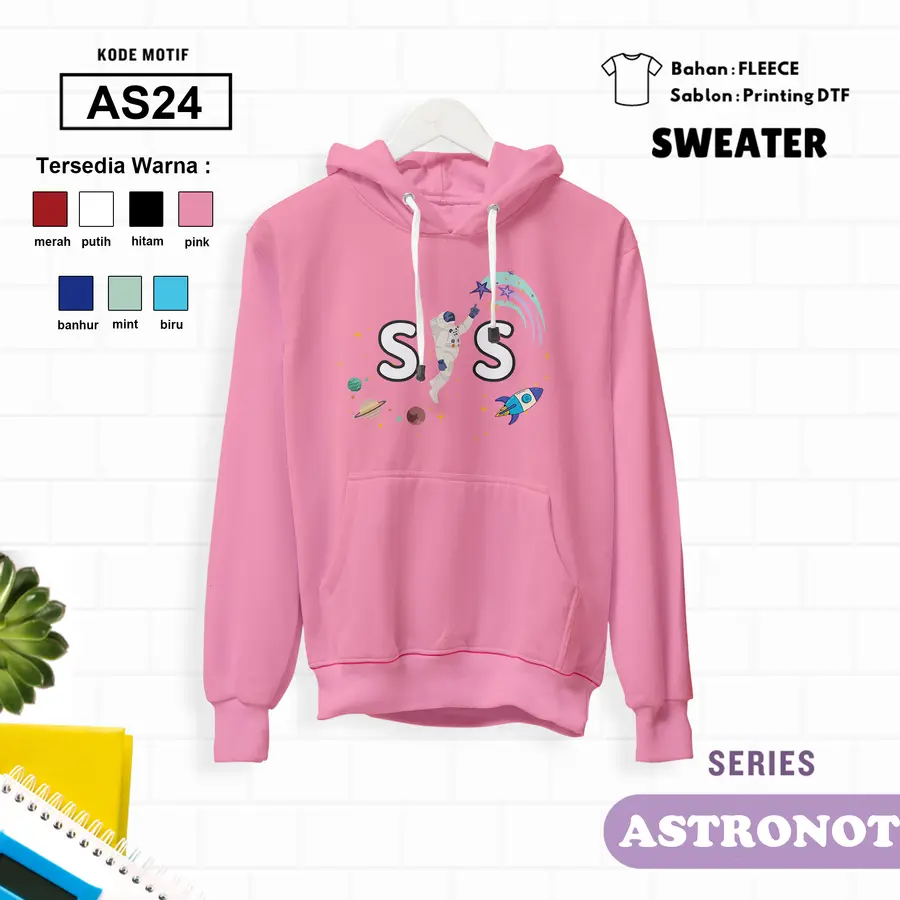 AS24 - Sweater Kids Fleece Panjang [Varian: L (5-6 y) / Banhur]