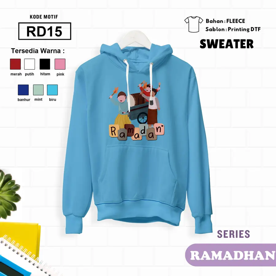 RD15 - Sweater Kids Fleece Panjang [Varian: L (5-6 y) / Banhur]