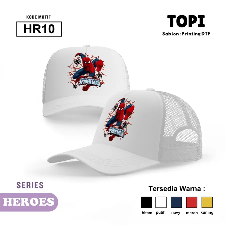 HR10 - Topi [Varian: Hitam]