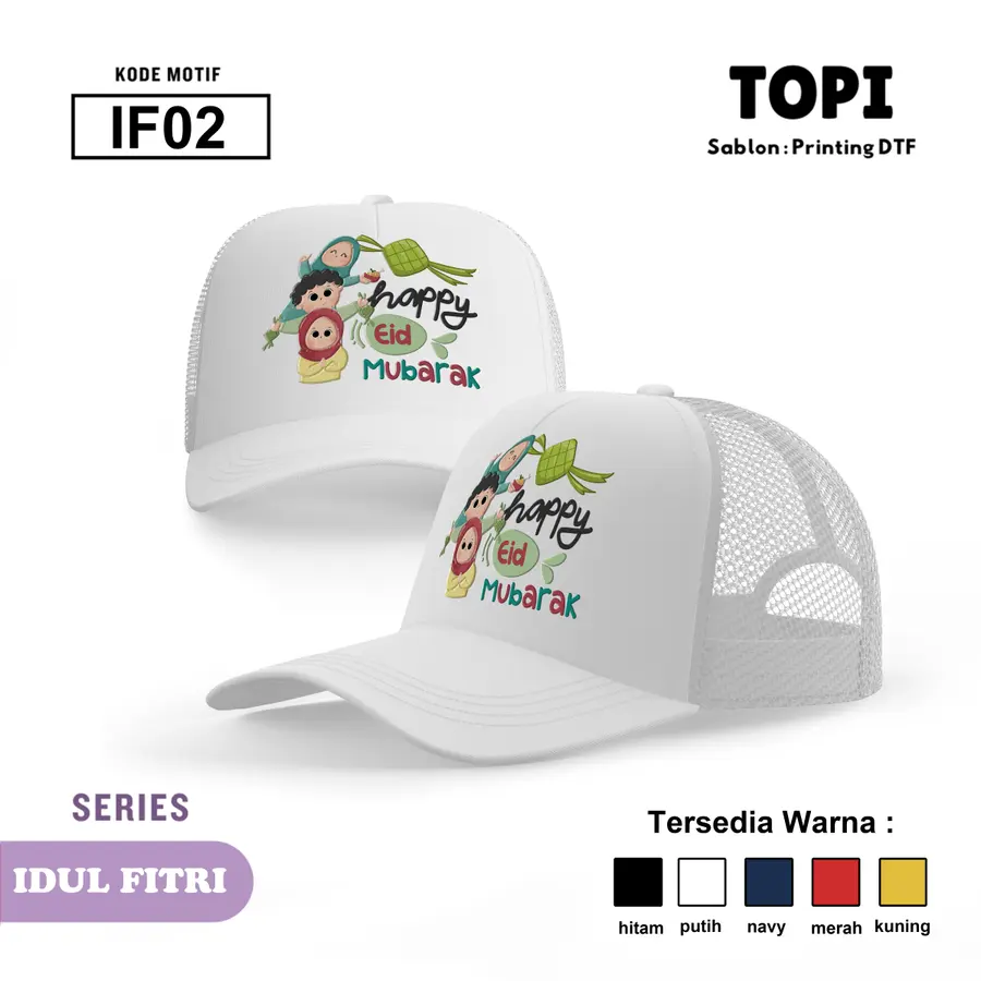 IF02 - Topi [Varian: Hitam]