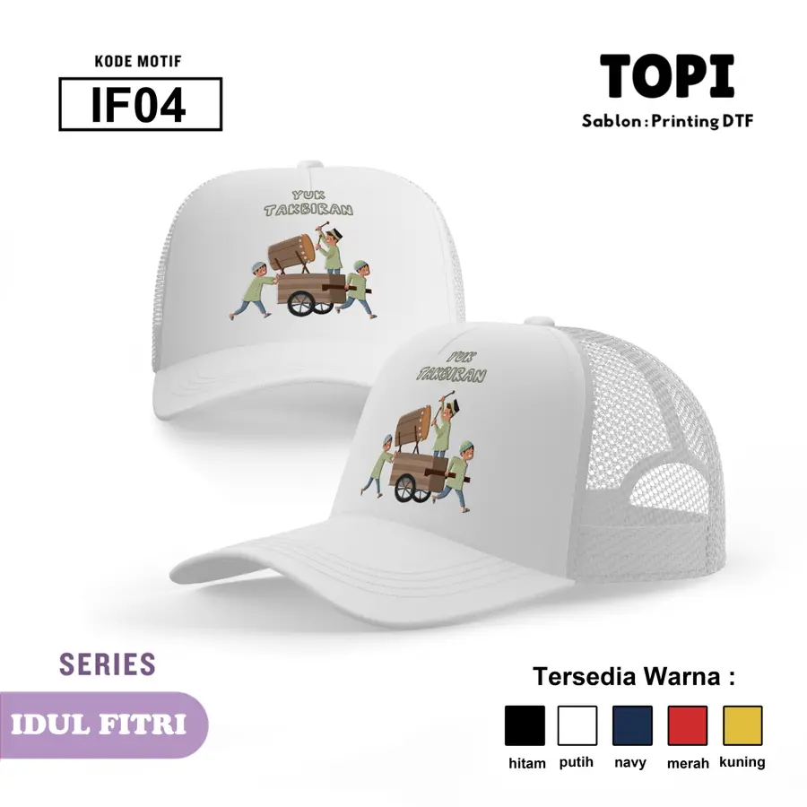 IF04 - Topi [Varian: Hitam]