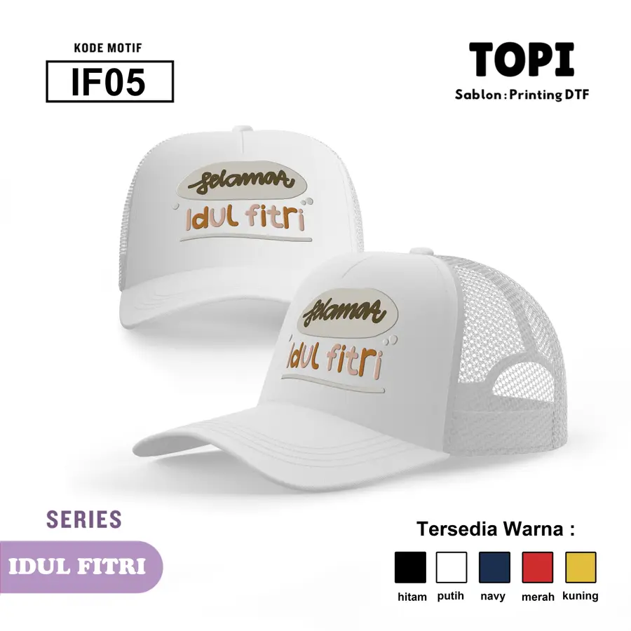 IF05 - Topi [Varian: Hitam]