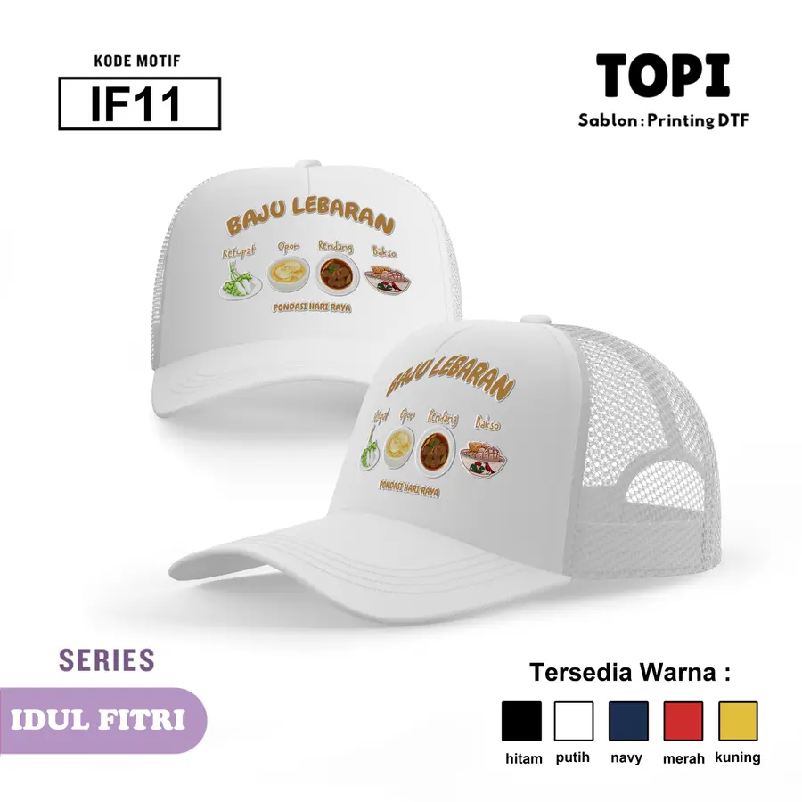 IF11 - Topi [Varian: Hitam]