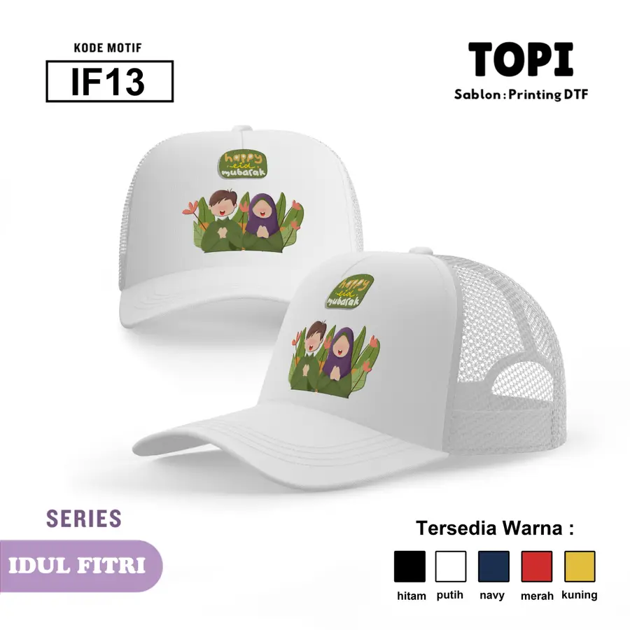 IF13 - Topi [Varian: Hitam]