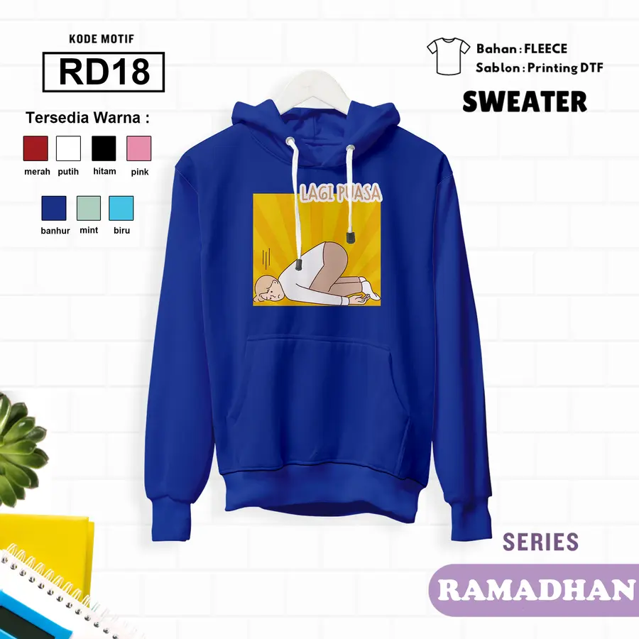 RD18 - Sweater Kids Fleece Panjang [Varian: L (5-6 y) / Banhur]