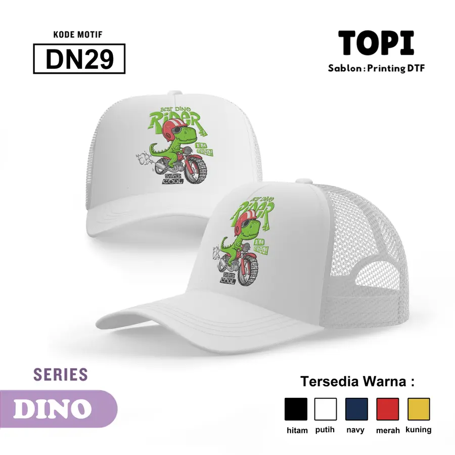 DN29 - Topi [Varian: Hitam]