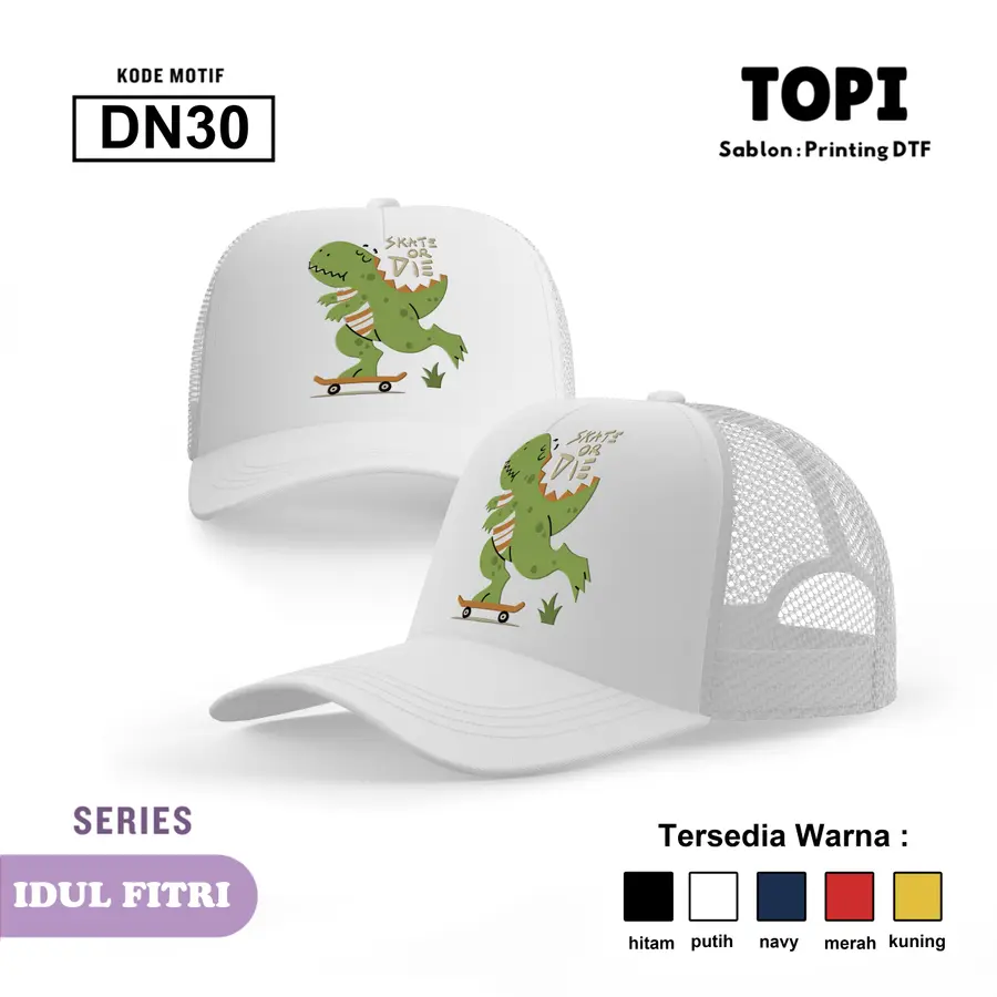 DN30 - Topi [Varian: Hitam]