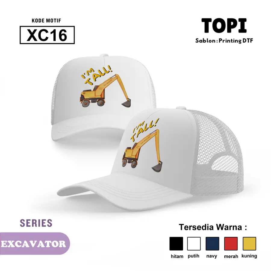 XC16 - Topi [Varian: Hitam]