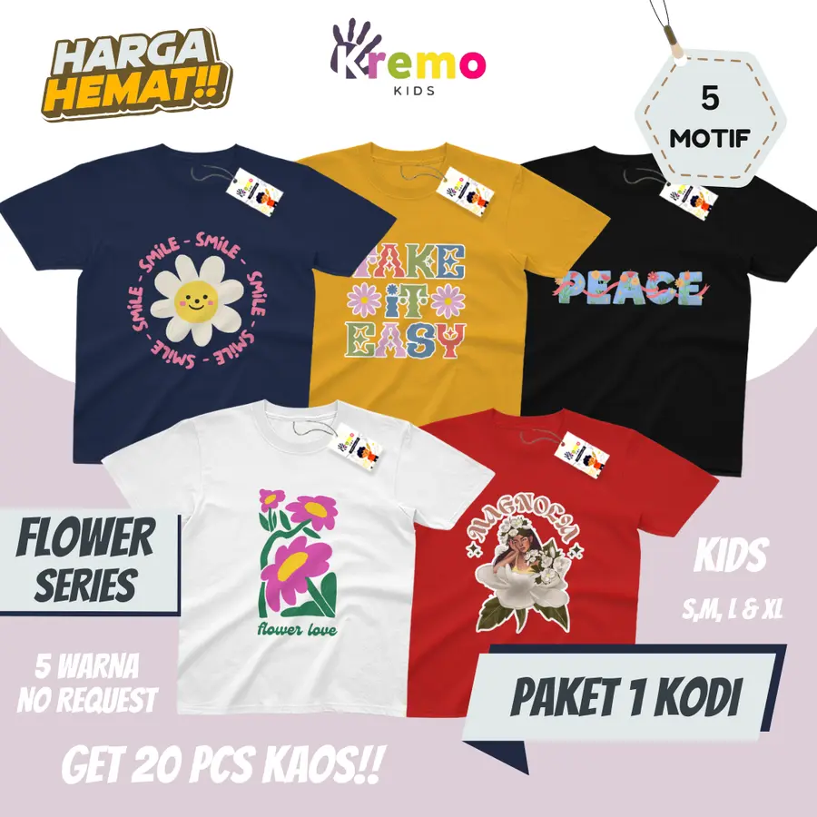 1 KODI FLOWER SERIES KIDS [Varian: 10 Motif]