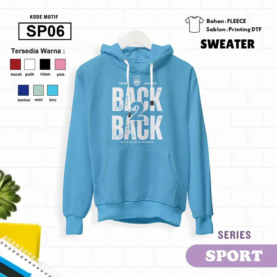SP06 - Sweater Kids Fleece Panjang [Varian: L (5-6 y) / Banhur]