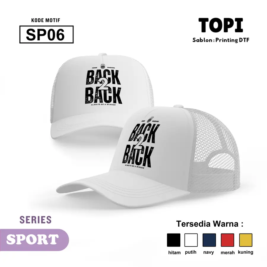 SP06 - Topi [Varian: Hitam]