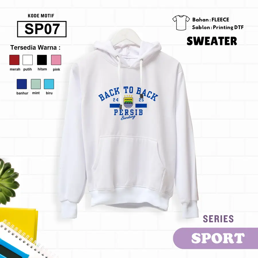 SP07 - Sweater Kids Fleece Panjang [Varian: L (5-6 y) / Banhur]