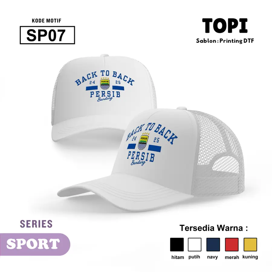 SP07 - Topi [Varian: Hitam]
