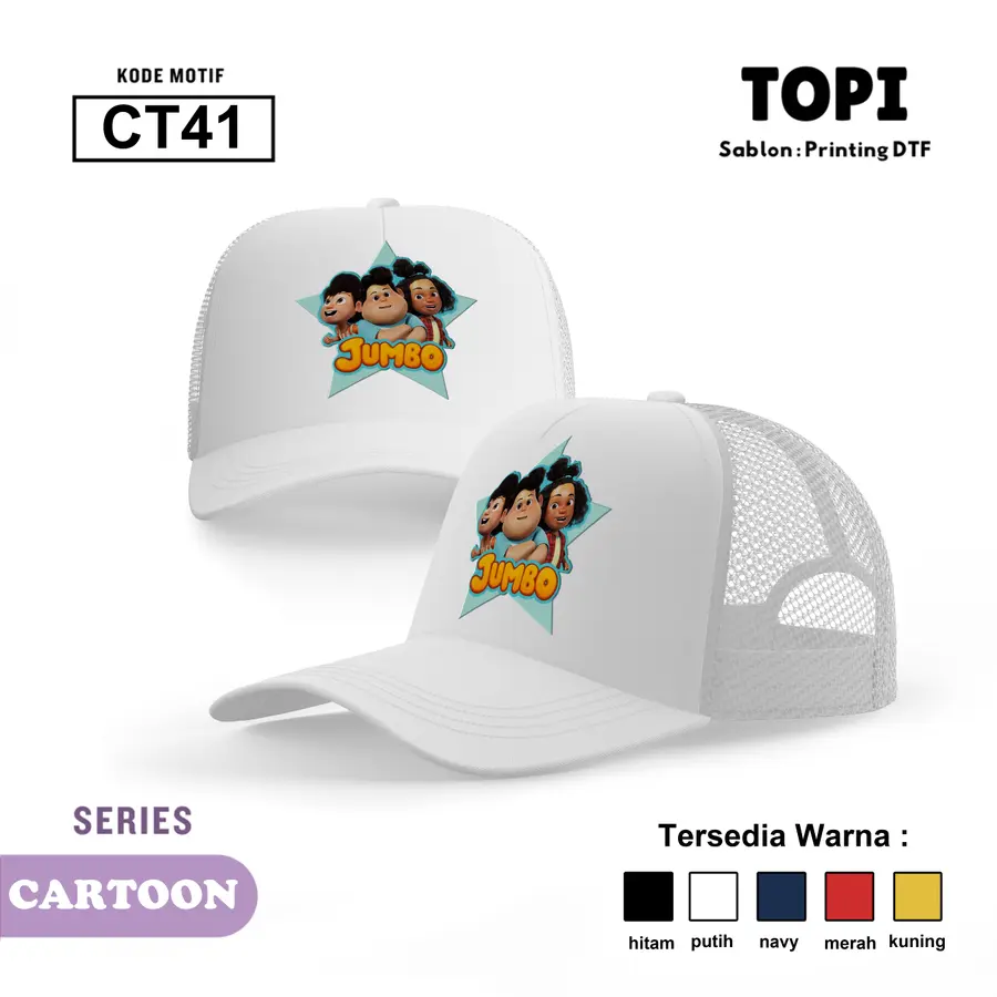 CT41 - Topi [Varian: Hitam]