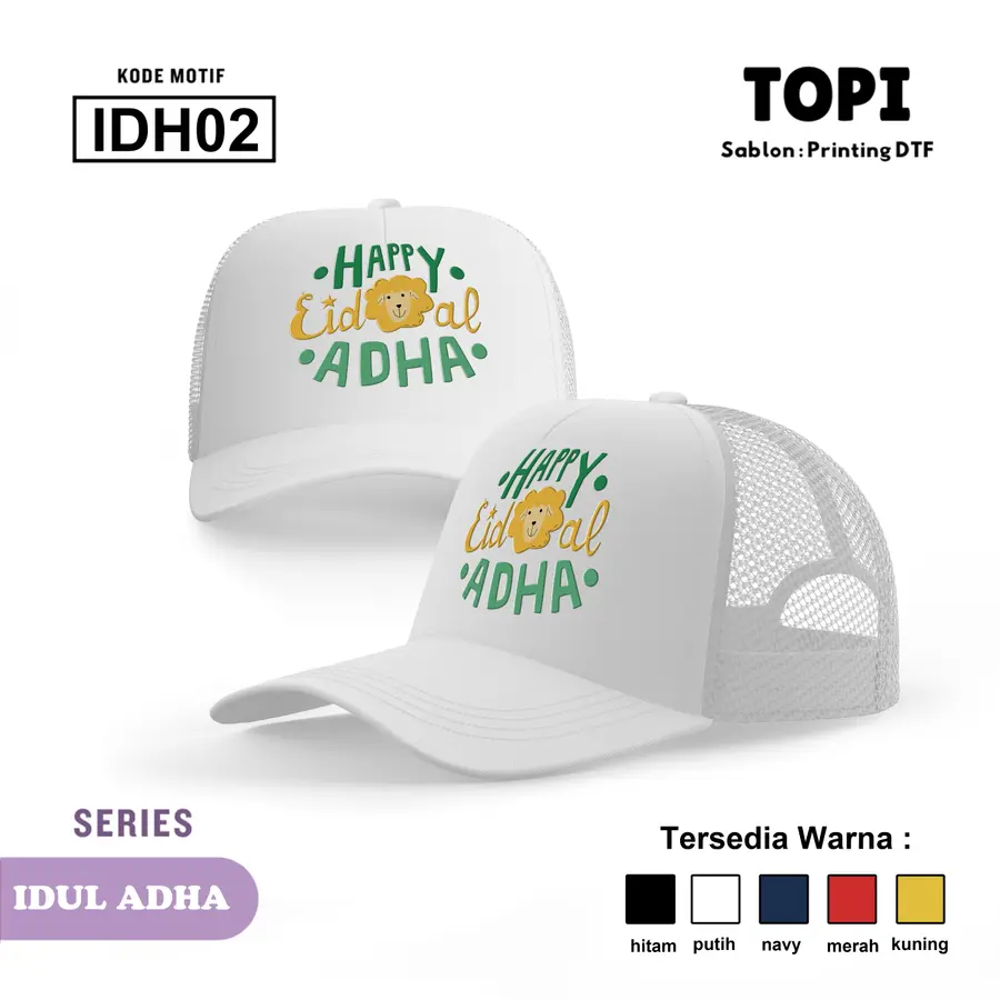 IDH02 - Topi [Varian: Hitam]