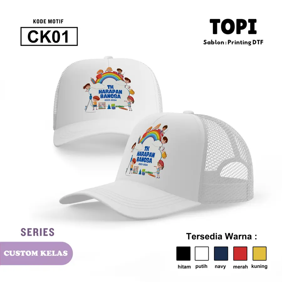 CK01 - Topi [Varian: Hitam]