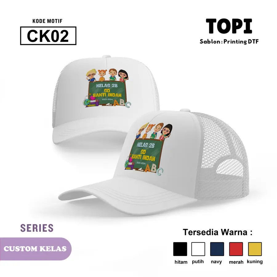 CK02 - Topi [Varian: Hitam]