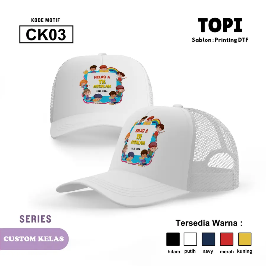 CK03 - Topi [Varian: Hitam]