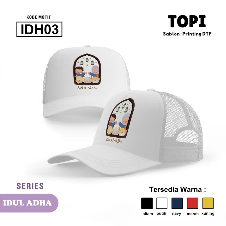 IDH03 - Topi [Varian: Hitam]