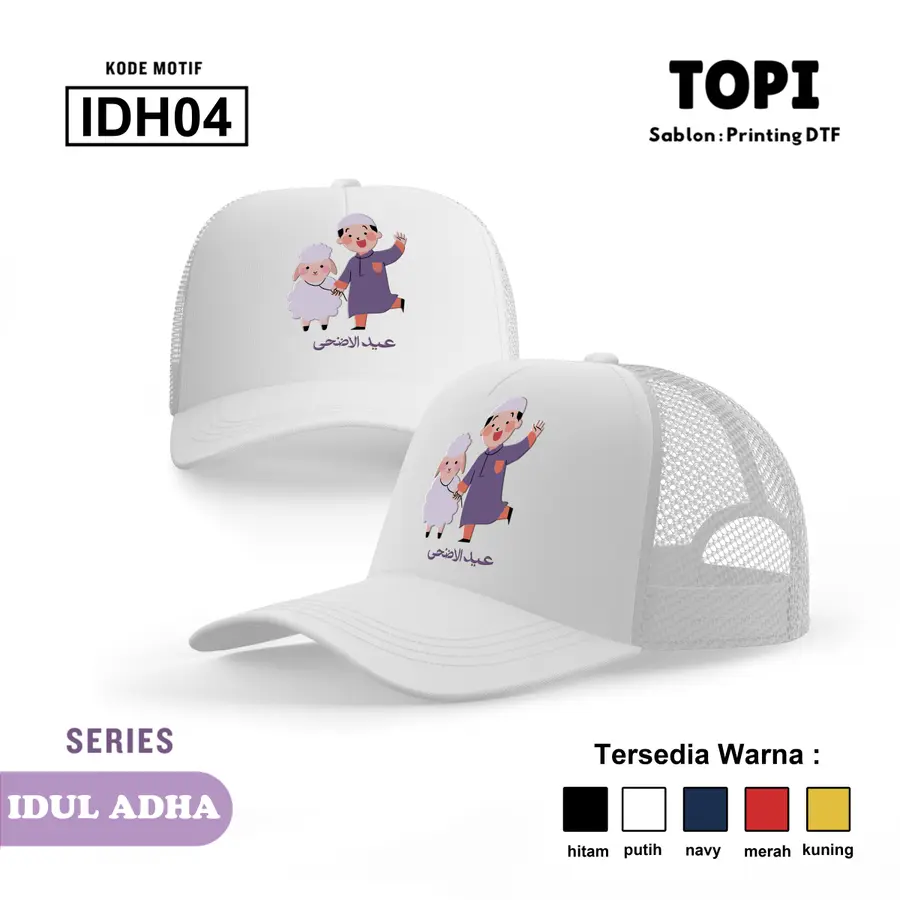 IDH04 - Topi [Varian: Hitam]
