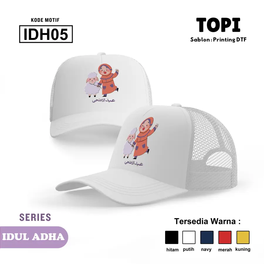 IDH05 - Topi [Varian: Hitam]