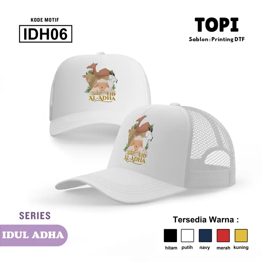 IDH06 - Topi [Varian: Hitam]