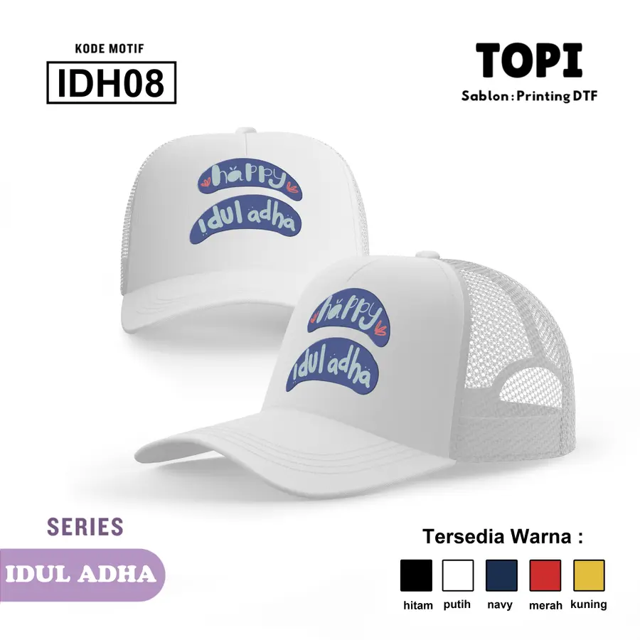 IDH08 - Topi [Varian: Hitam]