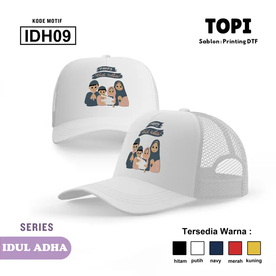 IDH09 - Topi [Varian: Hitam]