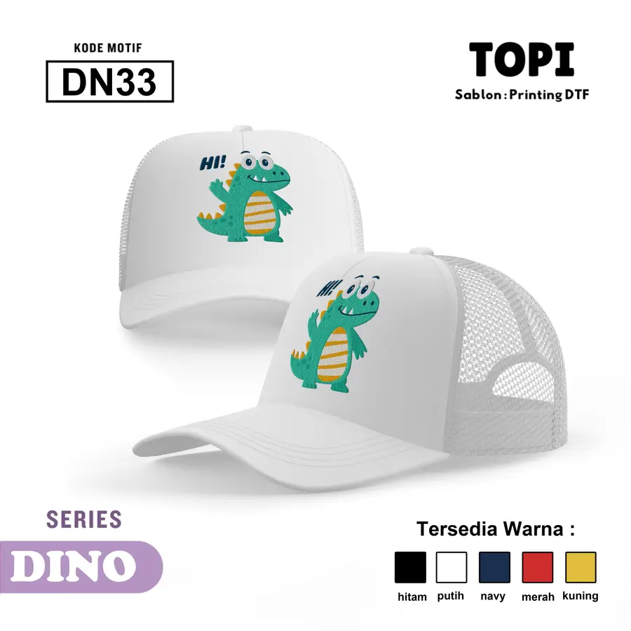 DN33 - Topi [Varian: Hitam]