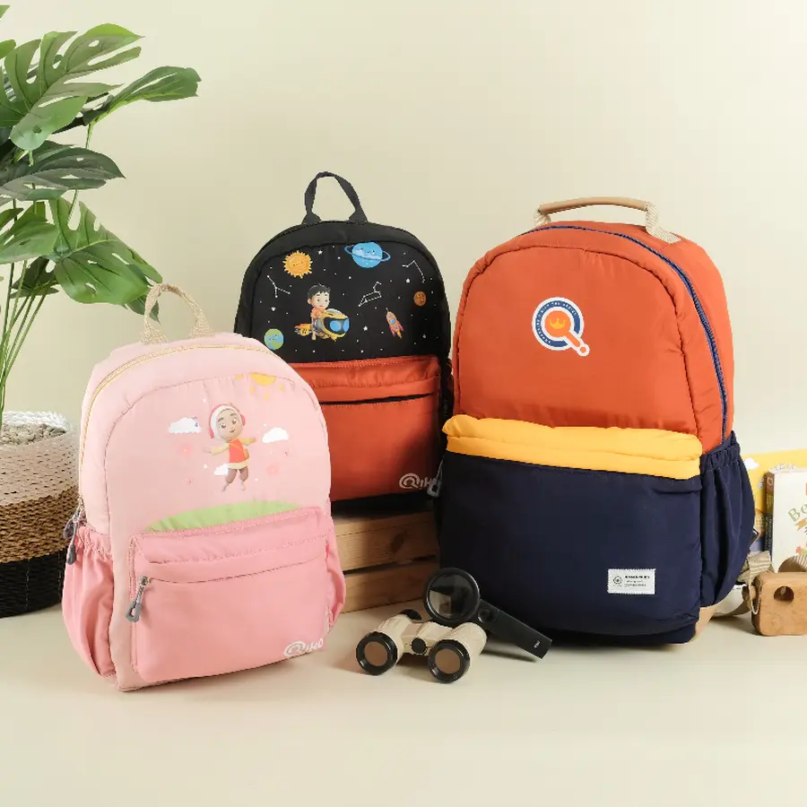 RIKO THE SERIES Tas sekolah anak [Varian: MINI BLACK]