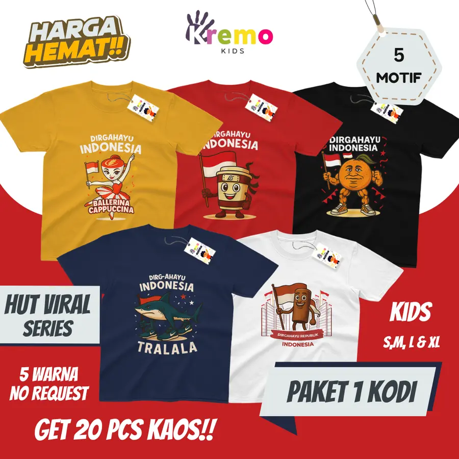 1 KODI HUT VIRAL SERIES KIDS [Varian: 10 Motif]