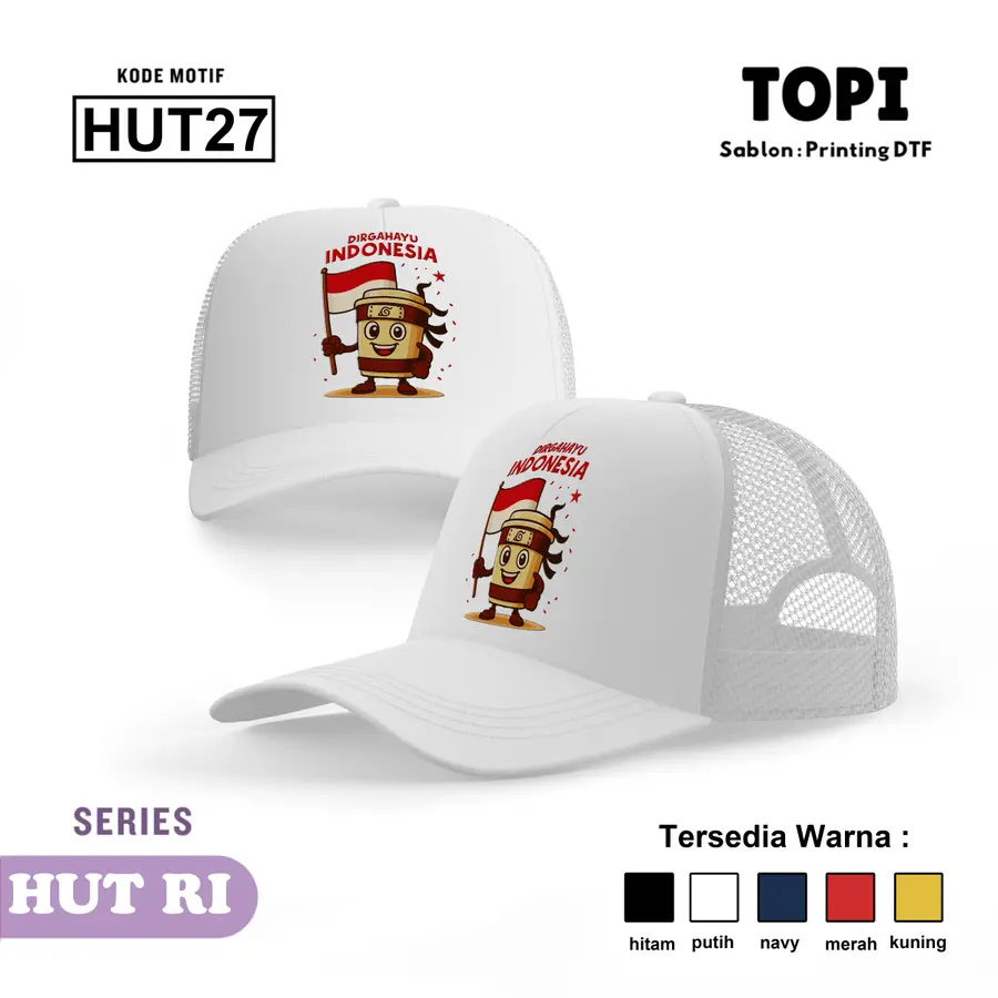 HUT26 - Topi [Varian: Hitam]