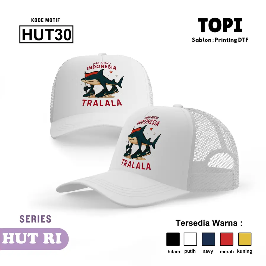HUT30 - Topi [Varian: Hitam]