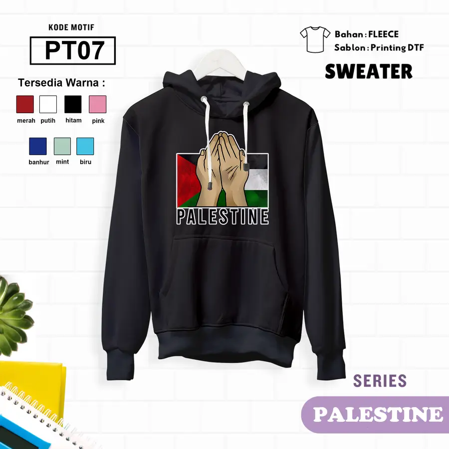 PT07 - Sweater Kids Fleece Panjang [Varian: L (5-6 y) / Biru]