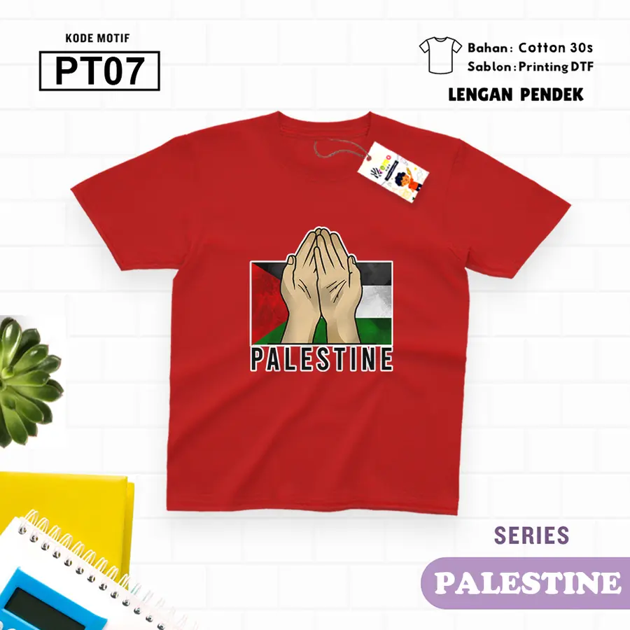 PT07 - Kaos Dewasa Cotton 30s Pendek [Varian: M / Biru Turkish]