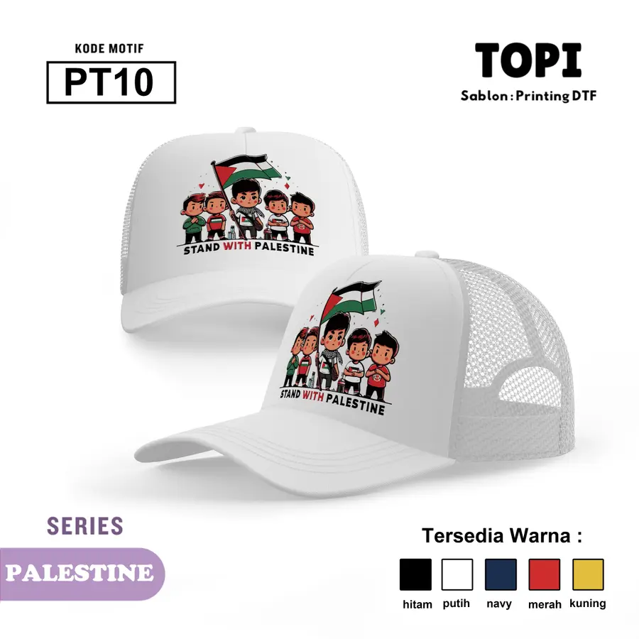 PT10 - Topi [Varian: Hitam]