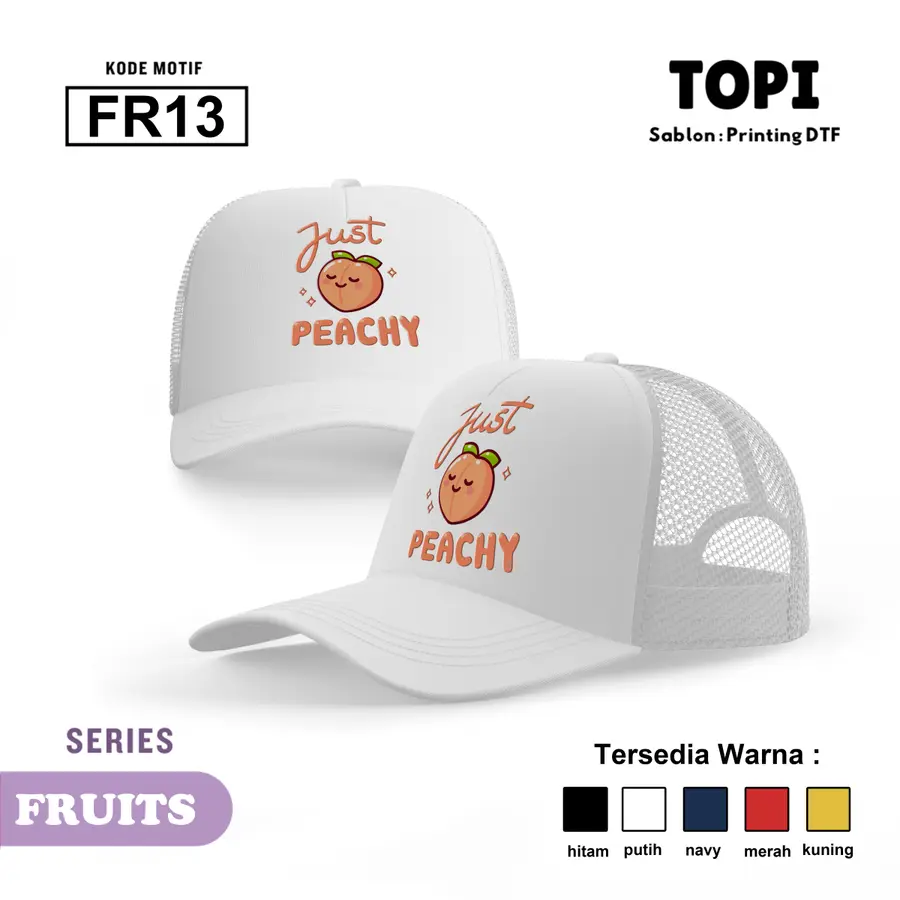 FR13 - Topi [Varian: Hitam]