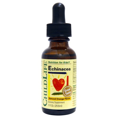 ChildLife, Essentials, Echinacea, Natural Orange Flavor, 1 fl oz (29.6 ml)