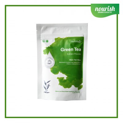 Herbilogy, Green Tea Extract Powder (Teh Hijau) 100gr