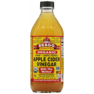 Bragg, Organic Apple Cider Vinegar with The 'Mother', Raw-Unfiltered (473 ml)