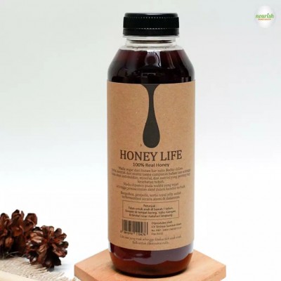 Honey Life Raw Wild Forest Honey - 500 Ml
