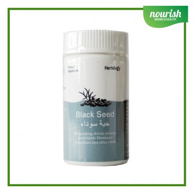 Herbilogy, Black Seed (Jinten Hitam/Habbatussauda) 60 kapsul / HALAL