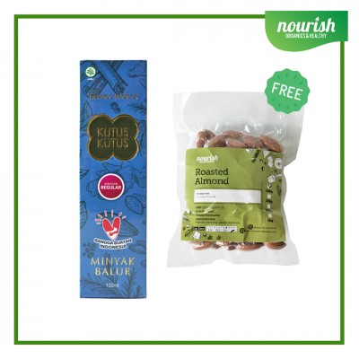 Minyak Kutus-Kutus Gratis Almond Panggang 100gr